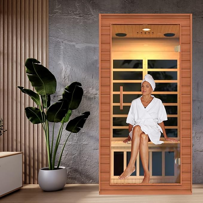 Dynamic "Avila" 1-2 Person Low EMF FAR Infrared Sauna