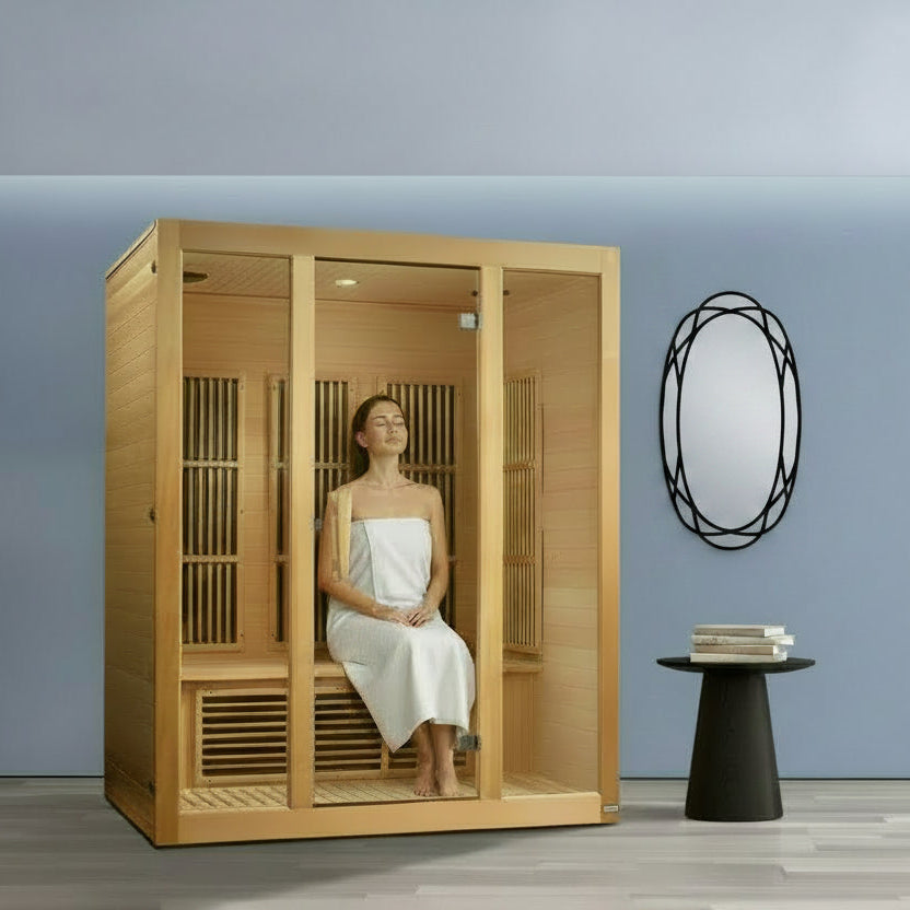 Maxxus Bellevue 3-Person Low EMF FAR Infrared Sauna