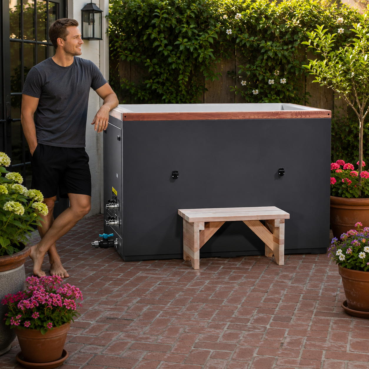 Dynamic Cold Therapy "CUBOID" Plastic Cold Plunge Tub