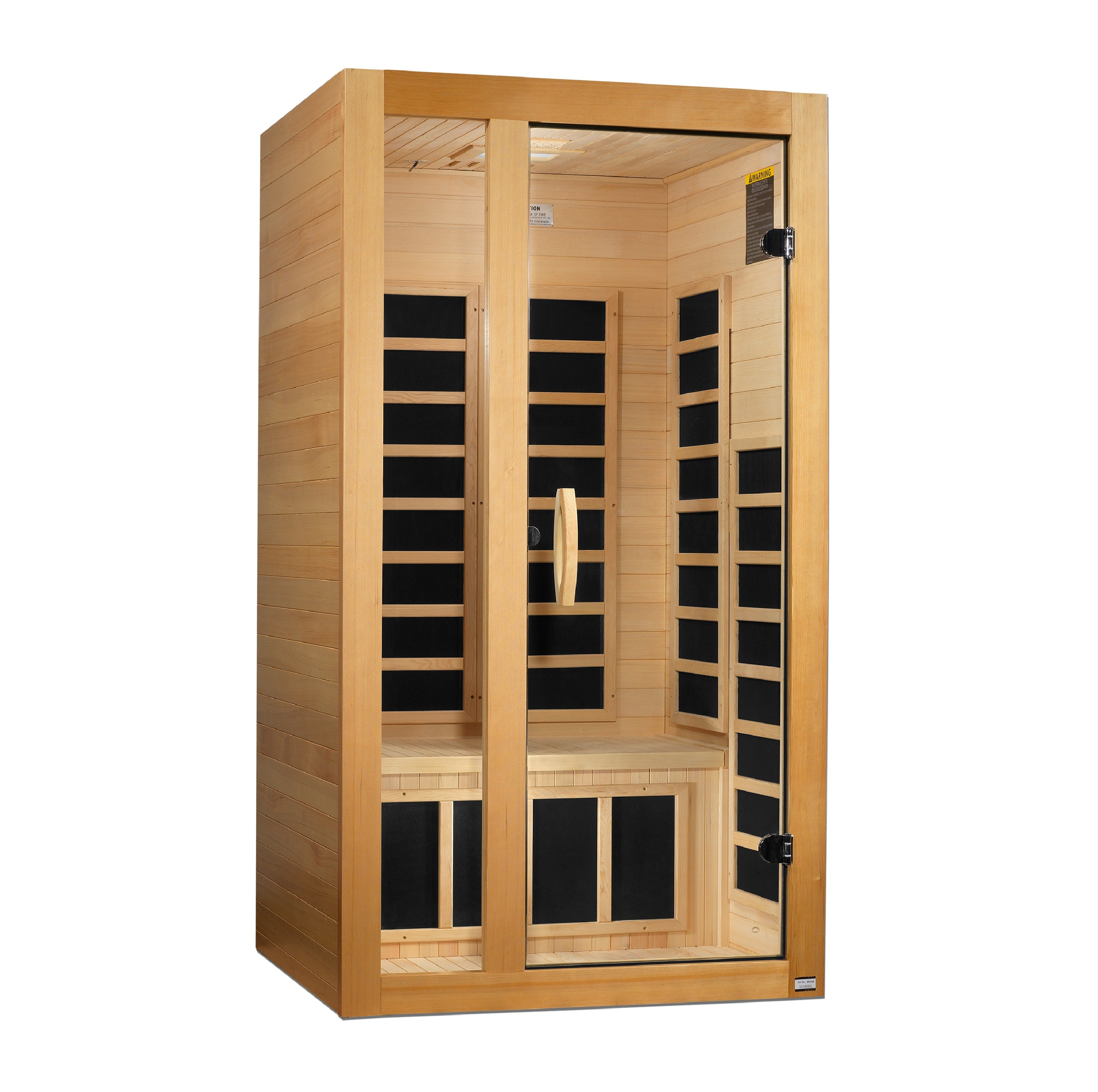 Dynamic Gracia 1-2 Person Low EMF FAR Infrared Sauna - Front View