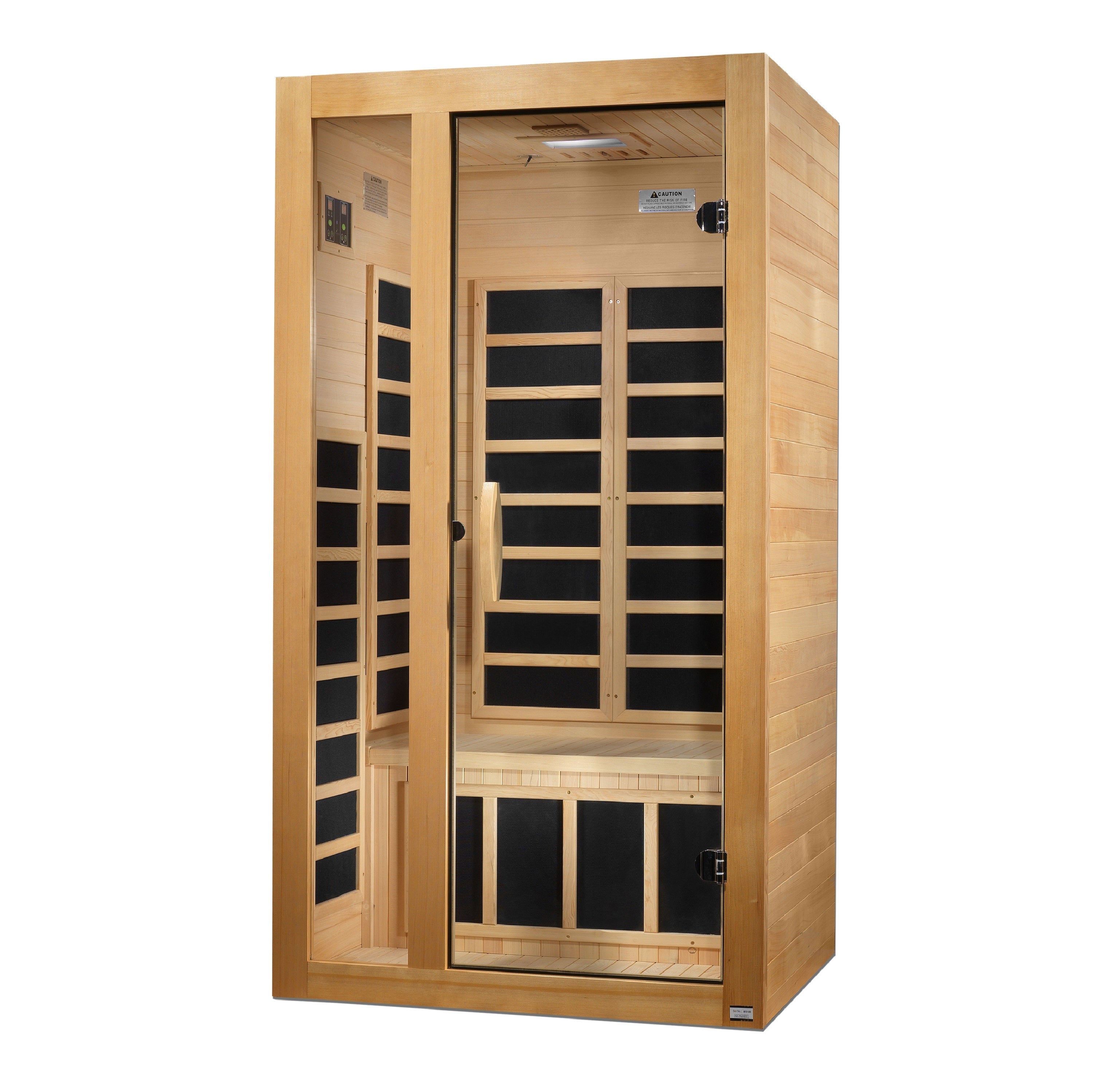 Dynamic Gracia Infrared Sauna - Interior Angle View