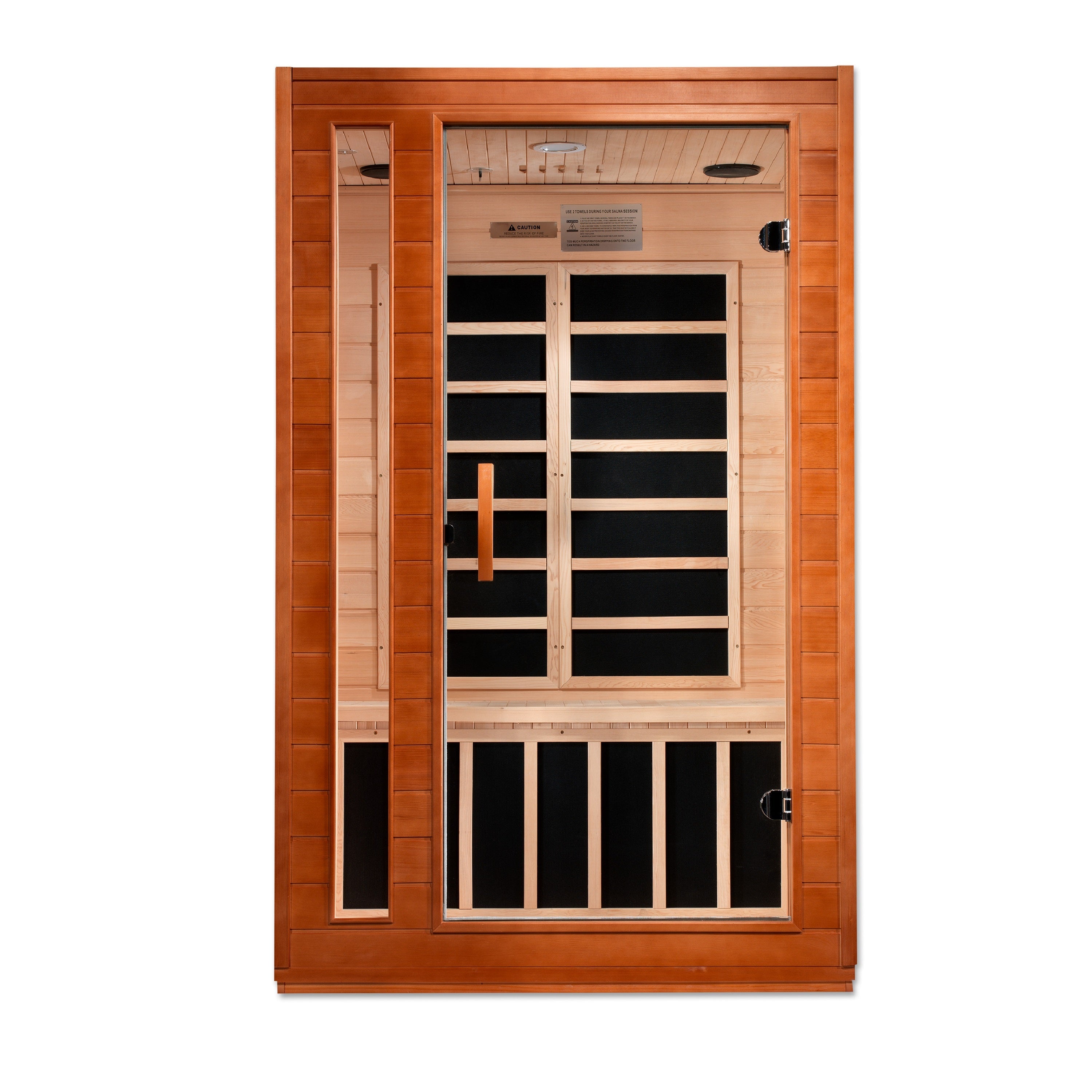 Dynamic Cardoba Sauna - Interior View with Hemlock Wood Bench