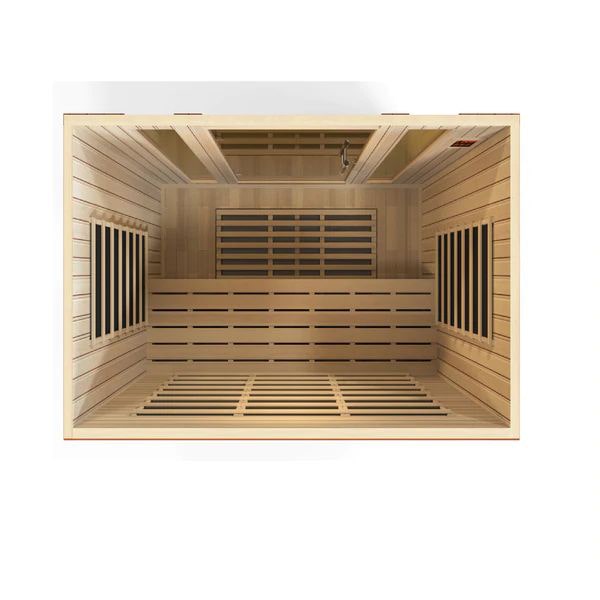 Dynamic Bergamo DYN-6440-01 4-Person Low EMF FAR Infrared Sauna - Top View