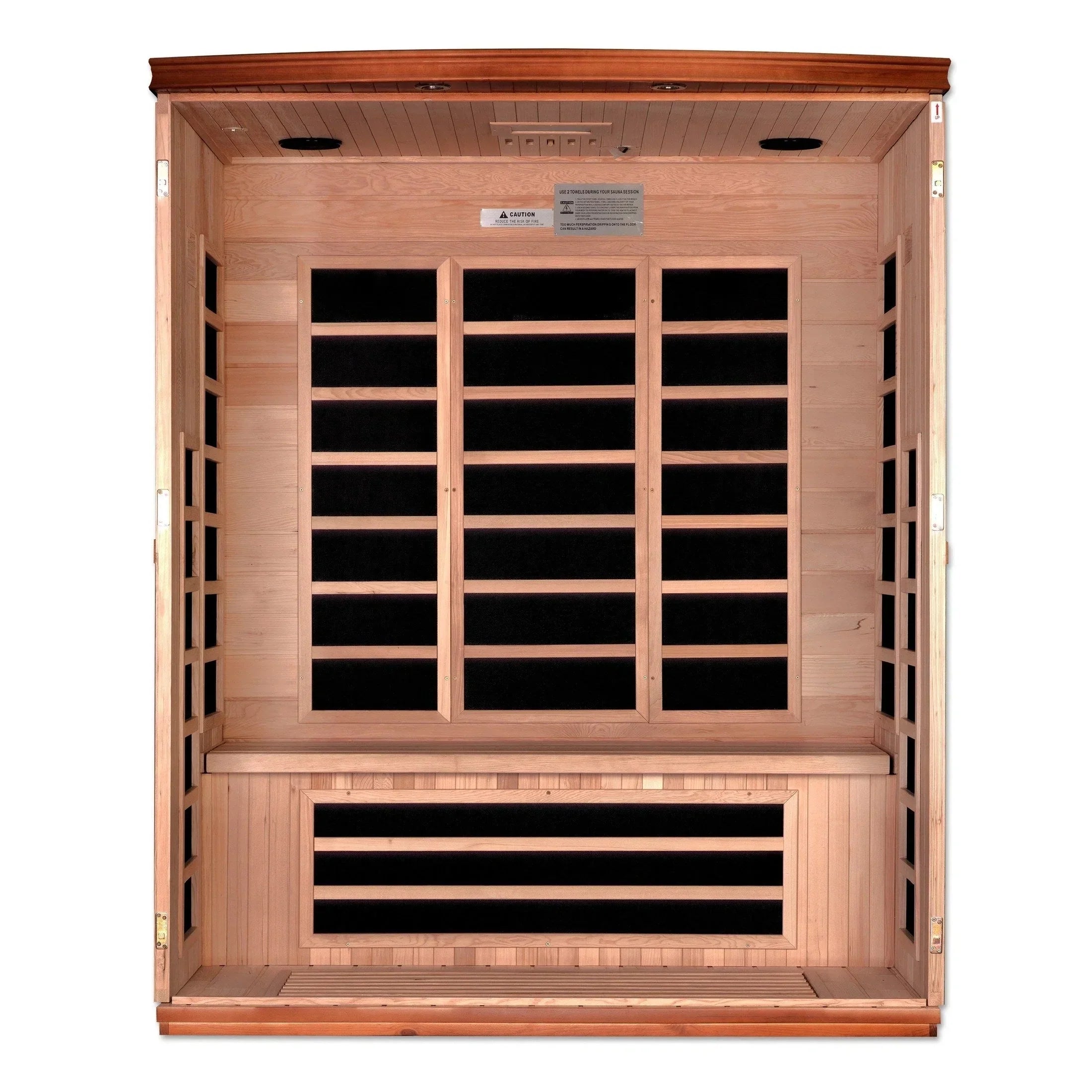 Dynamic Lugano DYN-6336-02 Infrared Sauna - Chromotherapy Lighting