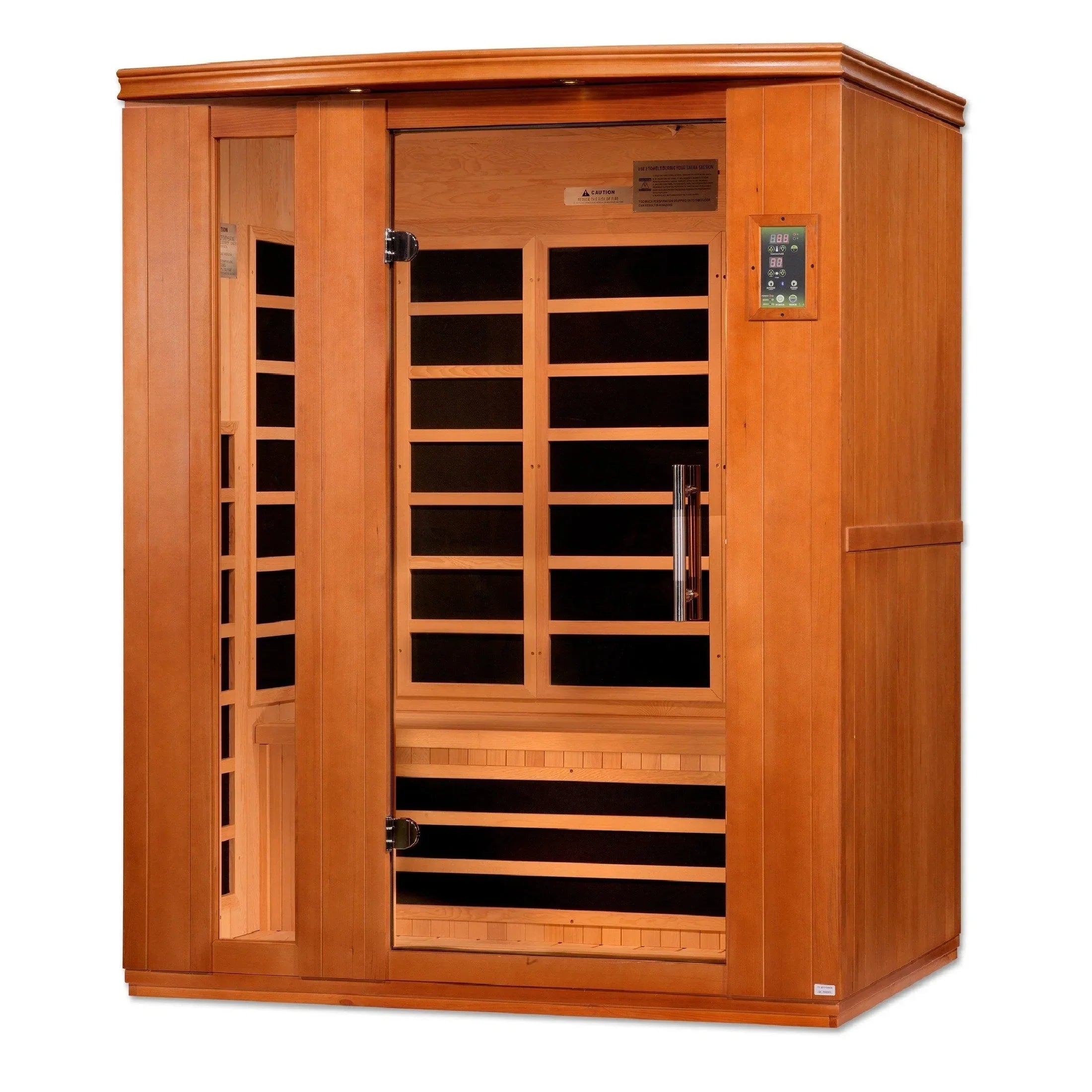 Dynamic Lugano DYN-6336-02 Infrared Sauna - Carbon Heating Panel Close-Up