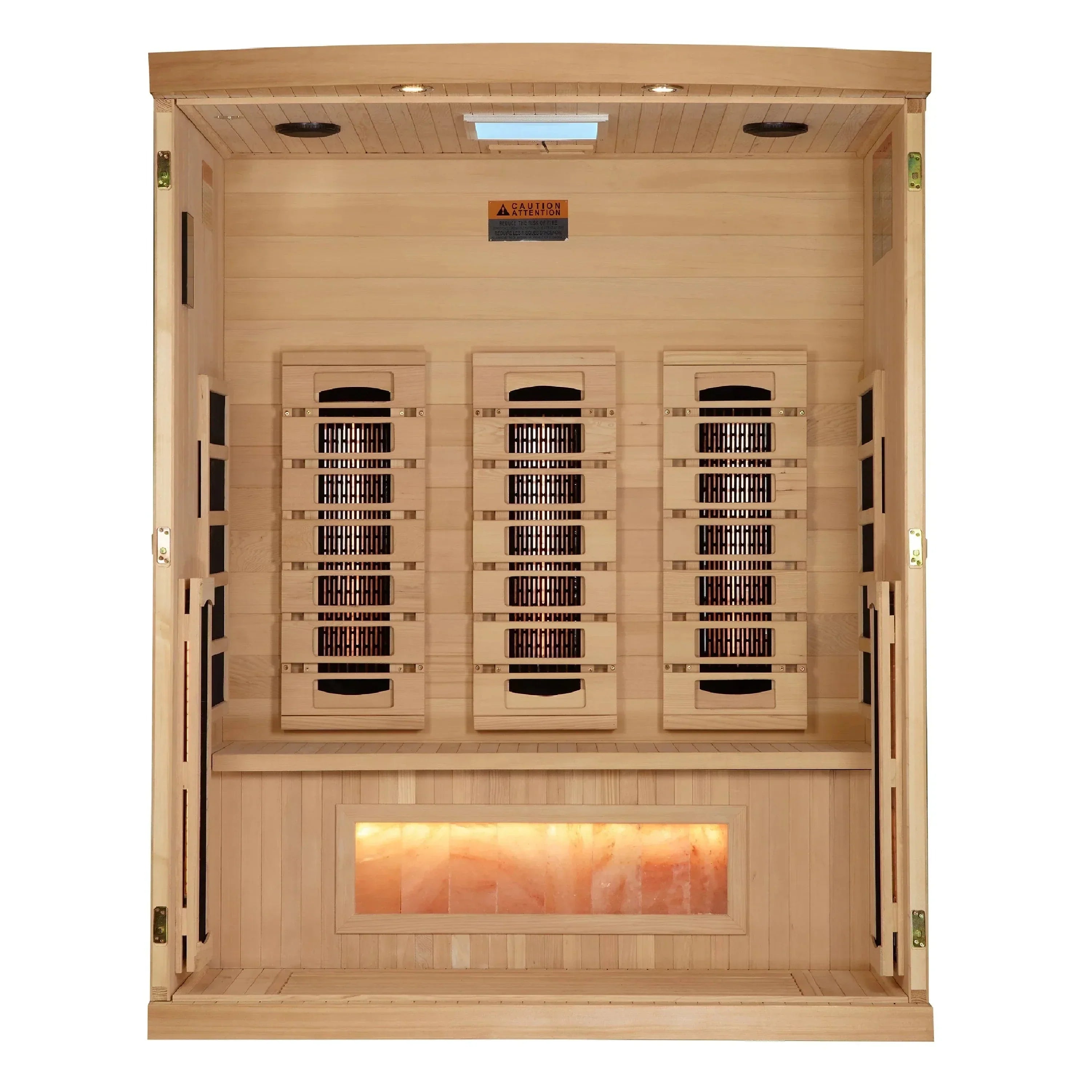 Golden Designs GDI-8030-03 3-Person Reserve Edition Full Spectrum Sauna - Door Detail