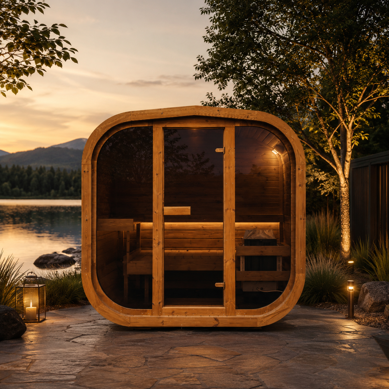 MW16 ThermoWood® Outdoor Sauna