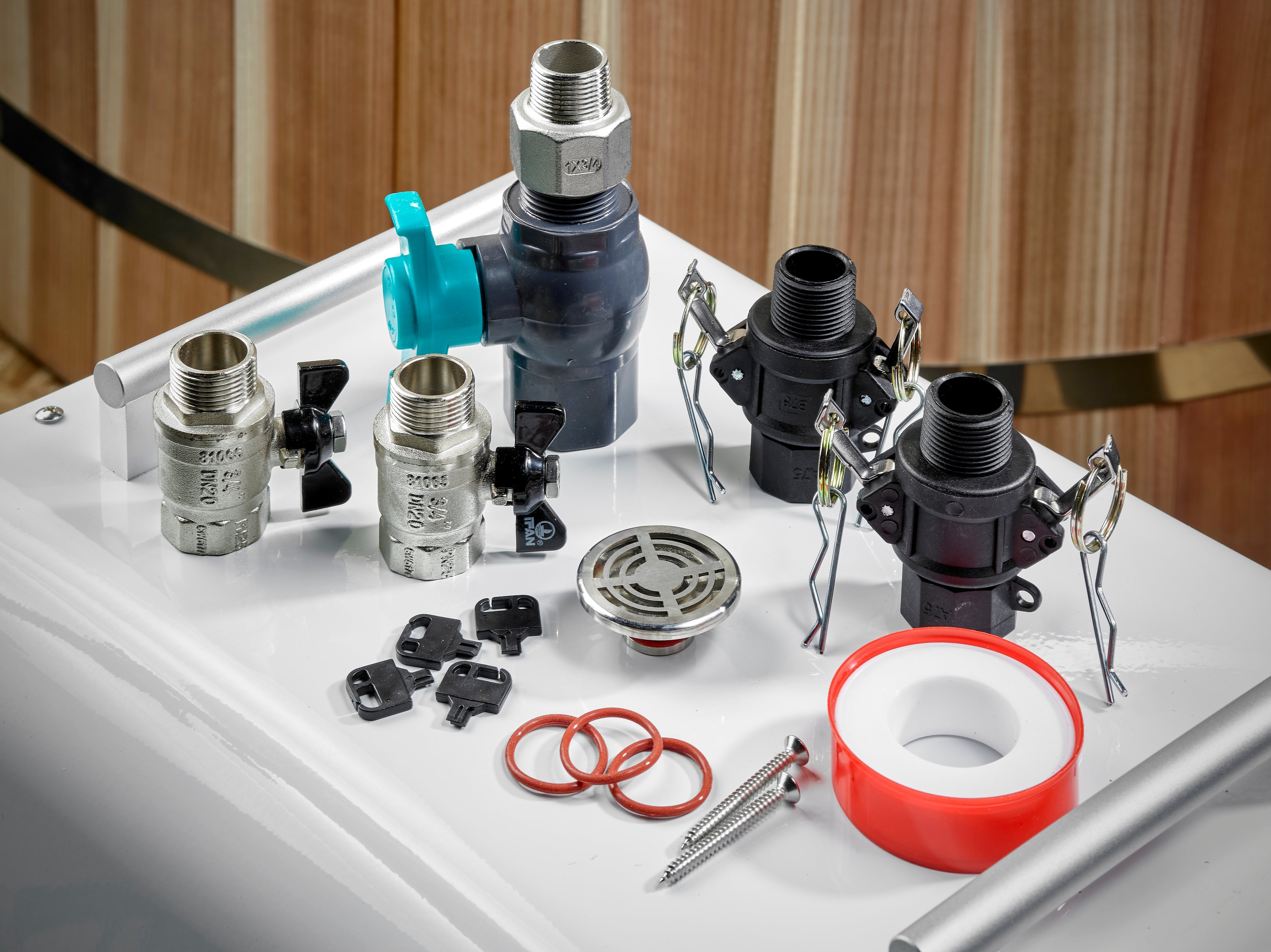 Cuboid 304 SS Cold Plunge Tub – Accessories & Connections