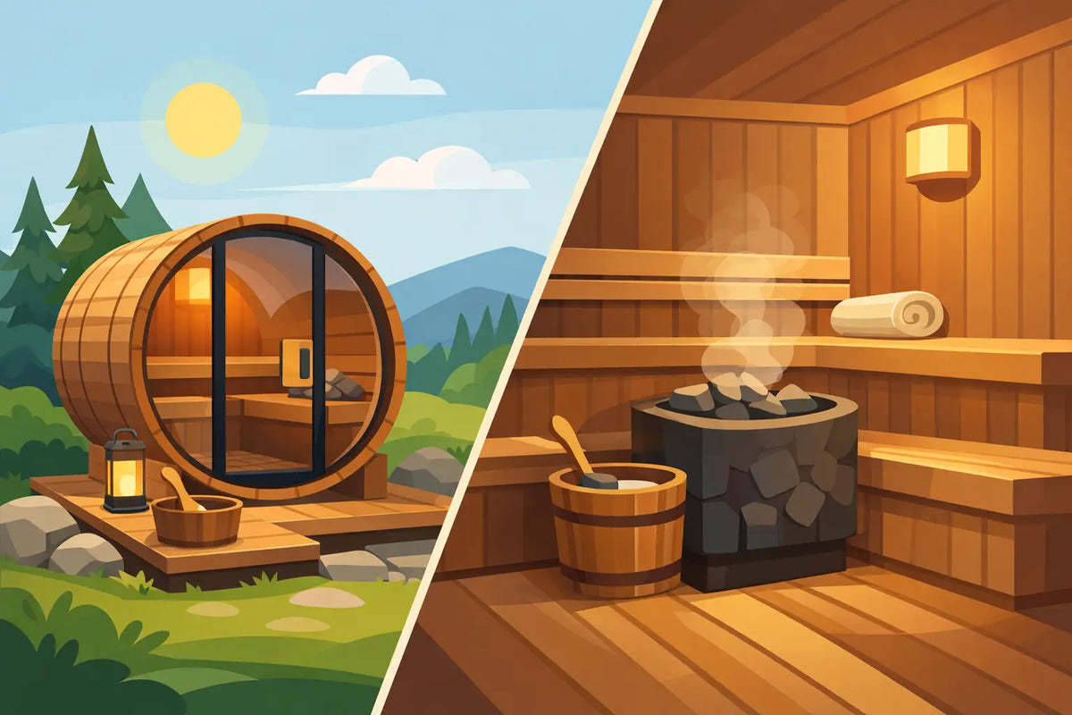 Barrel Sauna vs Traditional Sauna Compared