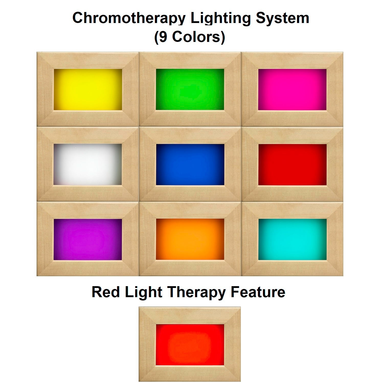 Dynamic Heming DYN-6225-02 Corner Infrared Sauna - Chromotherapy and Red Light Therapy