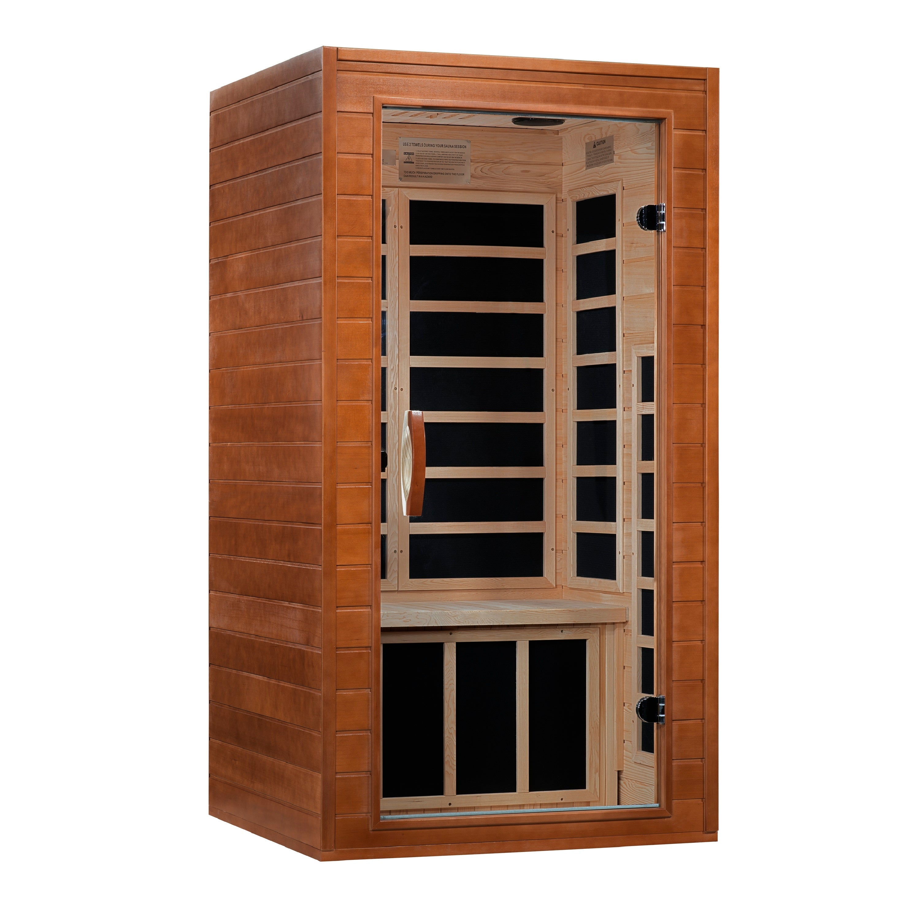 Dynamic Avila 1-2 Person Low EMF FAR Infrared Sauna - Front View