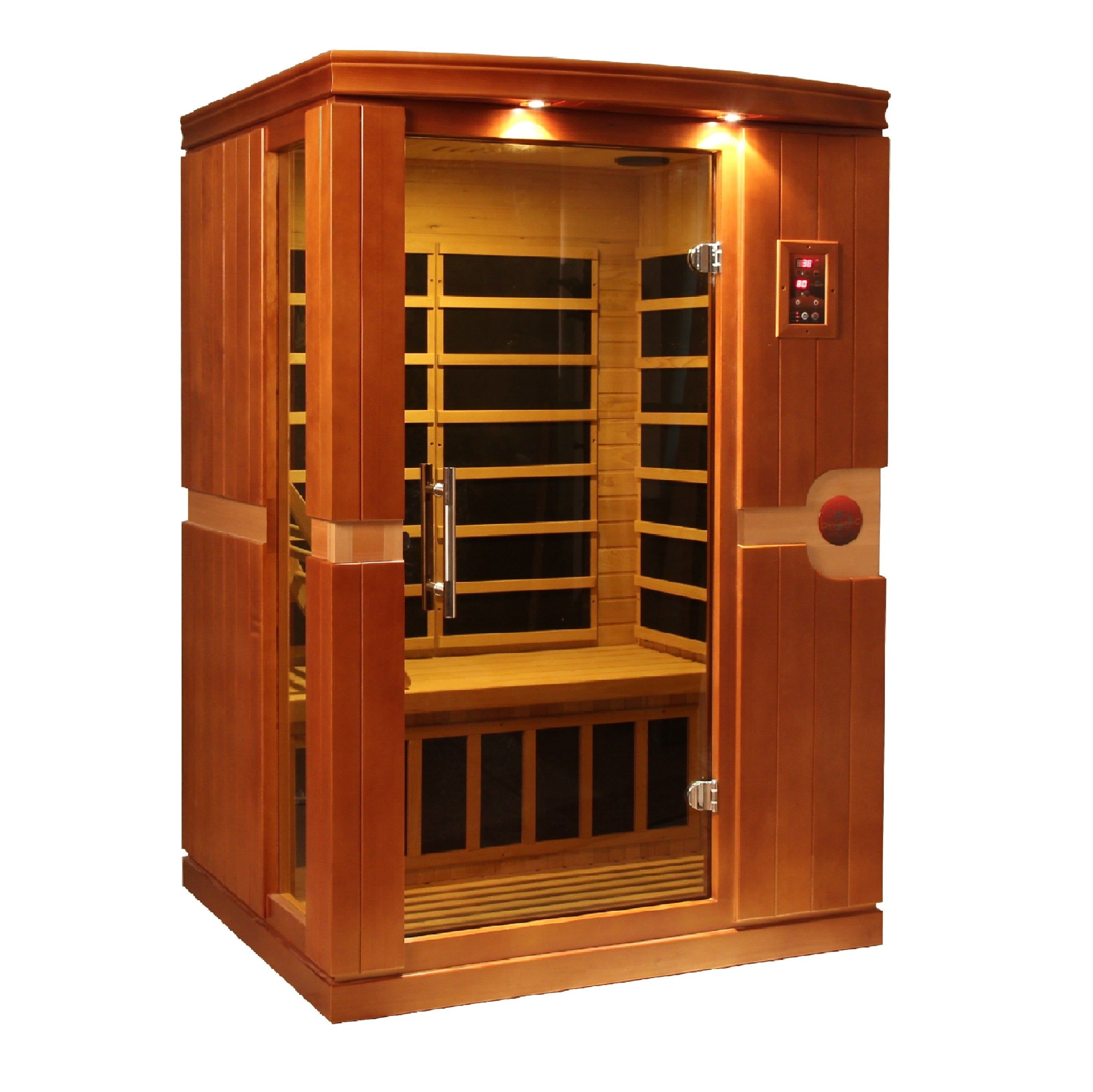 Dynamic Venice 2 Person Low EMF FAR Infrared Sauna - Front View