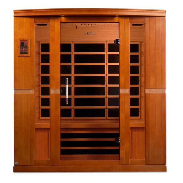 Dynamic Bergamo DYN-6440-01 4-Person Low EMF FAR Infrared Sauna - Front View