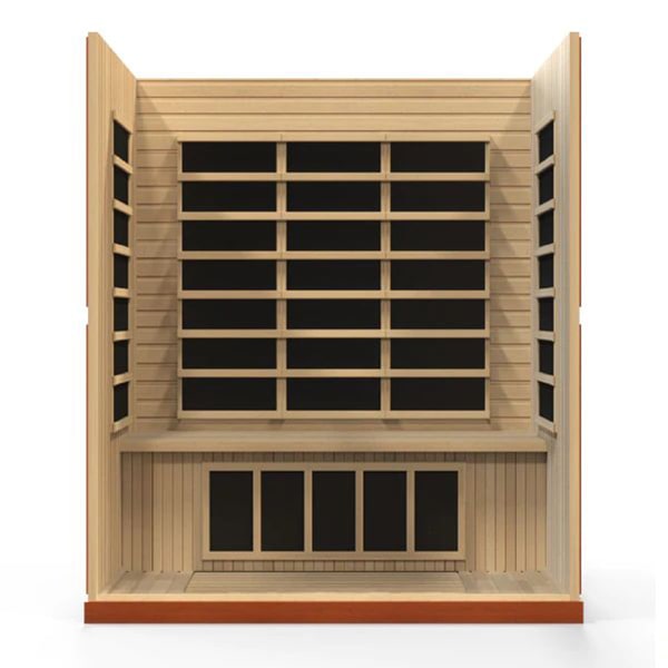 Dynamic Bergamo DYN-6440-01 4-Person Low EMF FAR Infrared Sauna - Interior View