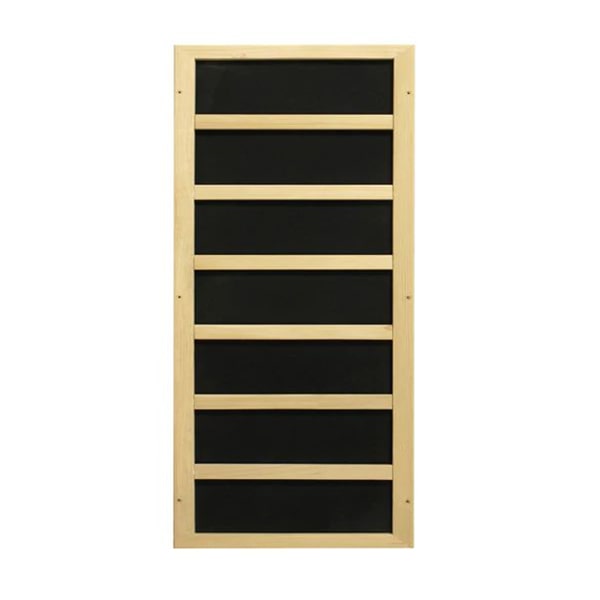 Dynamic Bergamo DYN-6440-01 4-Person Infrared Sauna - Carbon Wall Panel Detail