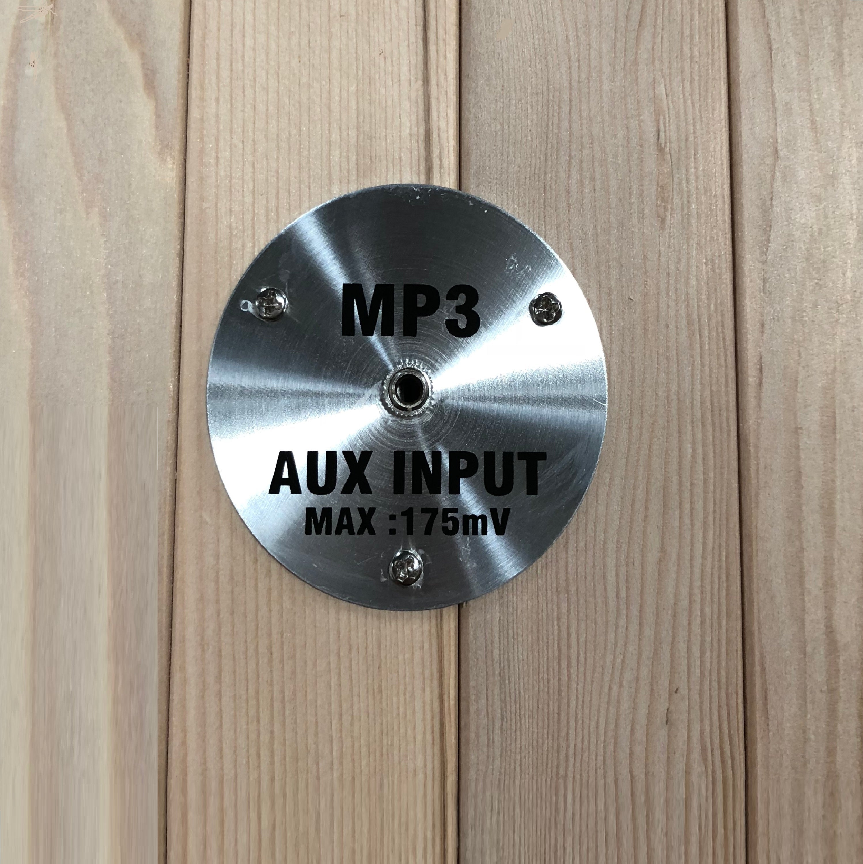 Dynamic Avila Sauna - Bluetooth Music System and AUX Connection