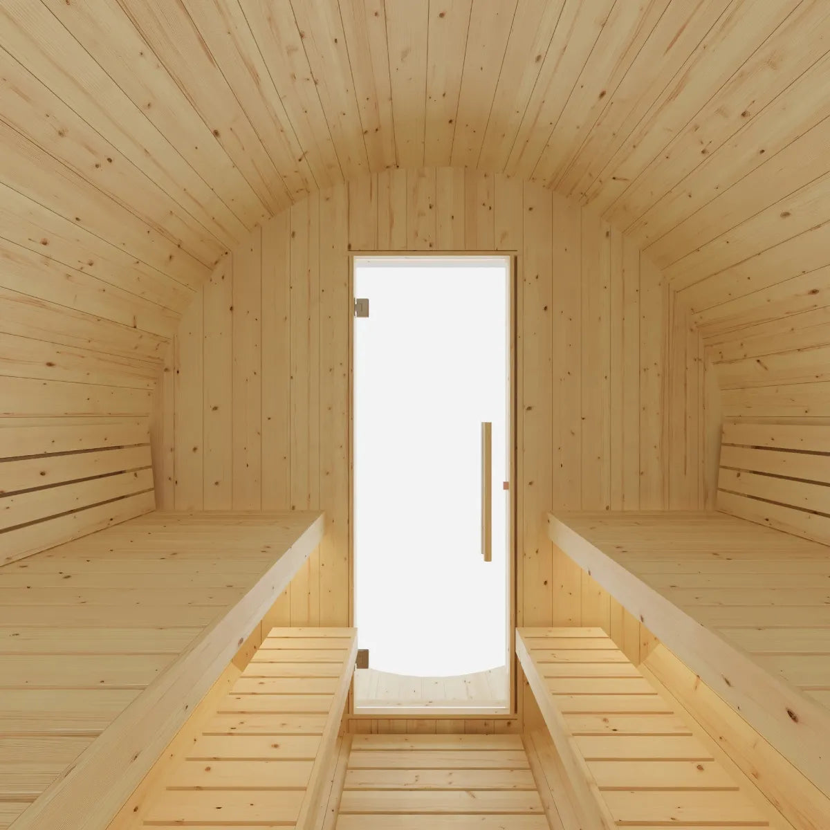 Vassa Finnish Barrel Sauna with WiFi Heater - Finnish Sauna Builders