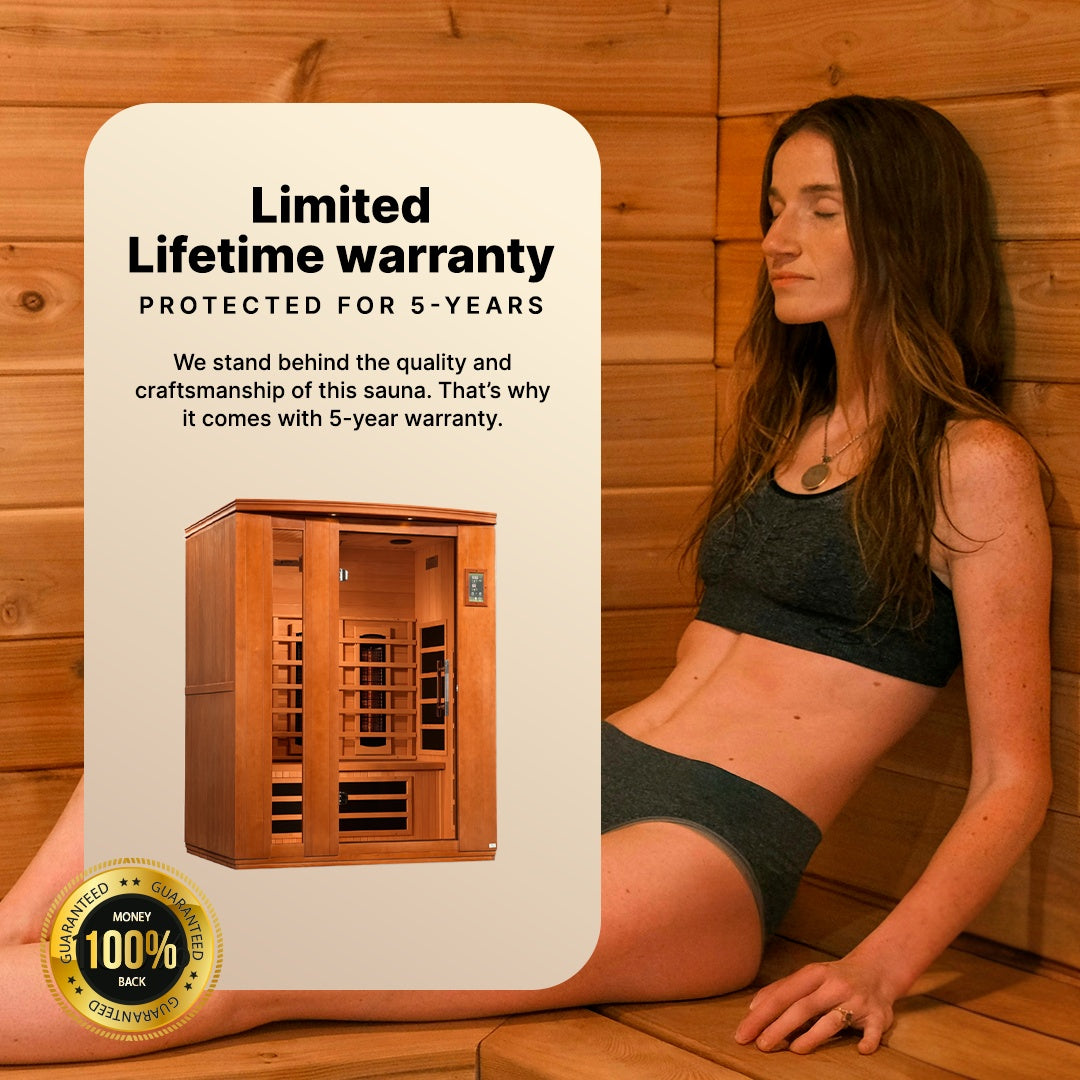 Dynamic Lugano DYN-6336-02 Infrared Sauna - Feature Highlights