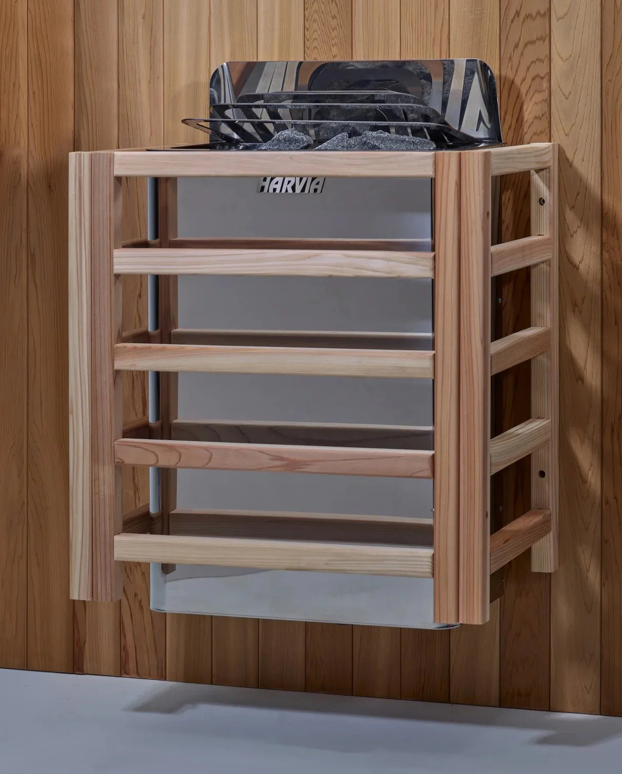 Golden Designs Arosa GDI-B004-01 4-Person Barrel Sauna - Lifestyle Outdoor Setting
