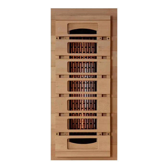 Golden Designs 2-Person 2025 Reserve Edition Full Spectrum Sauna with Himalayan Salt Bar | GDI-8020-03