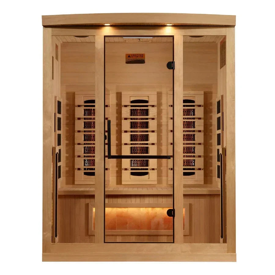 Golden Designs GDI-8030-03 3-Person Reserve Edition Full Spectrum Sauna - Exterior View