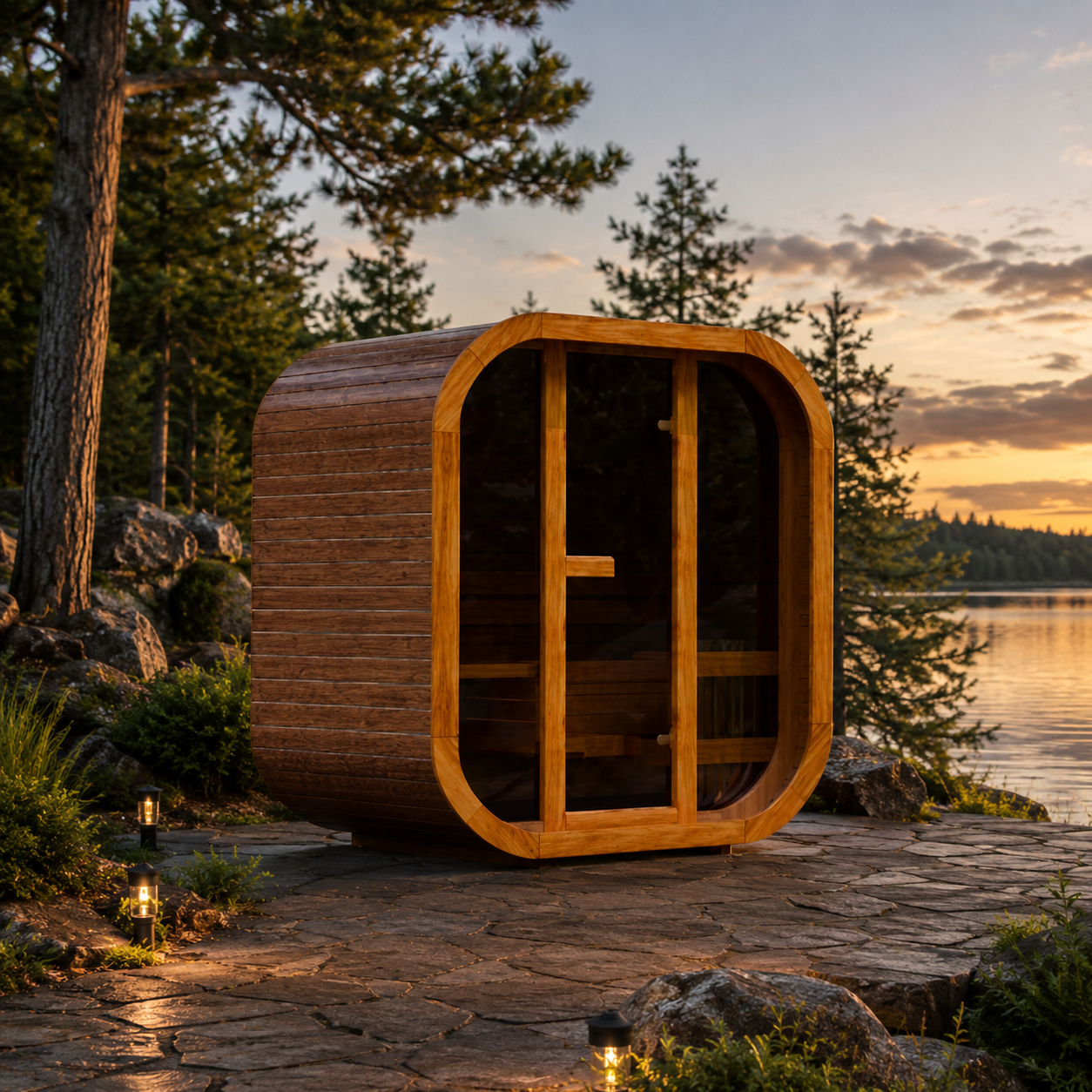 MW12 ThermoWood® Outdoor Sauna